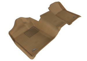 Chevrolet Silverado Floor Mat - Front - 3D MAXpider - KAGU - Black - `07-`13
